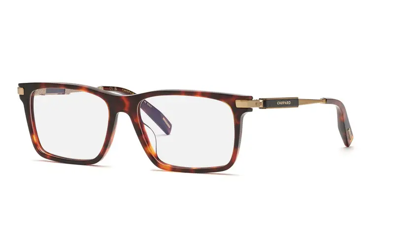 Chopard Uomo VCH364  09AT Montature da vista Acetato Havana  Squadrata