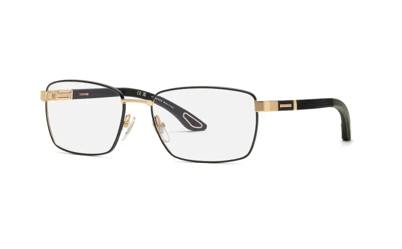 Uomo VCHG88V 0301 Montature da vista Metallo Oro Squadrata