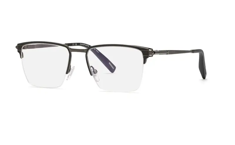 Chopard Uomo VCHL20V  0K56 Montature da vista Metallo Grigio  Squadrata
