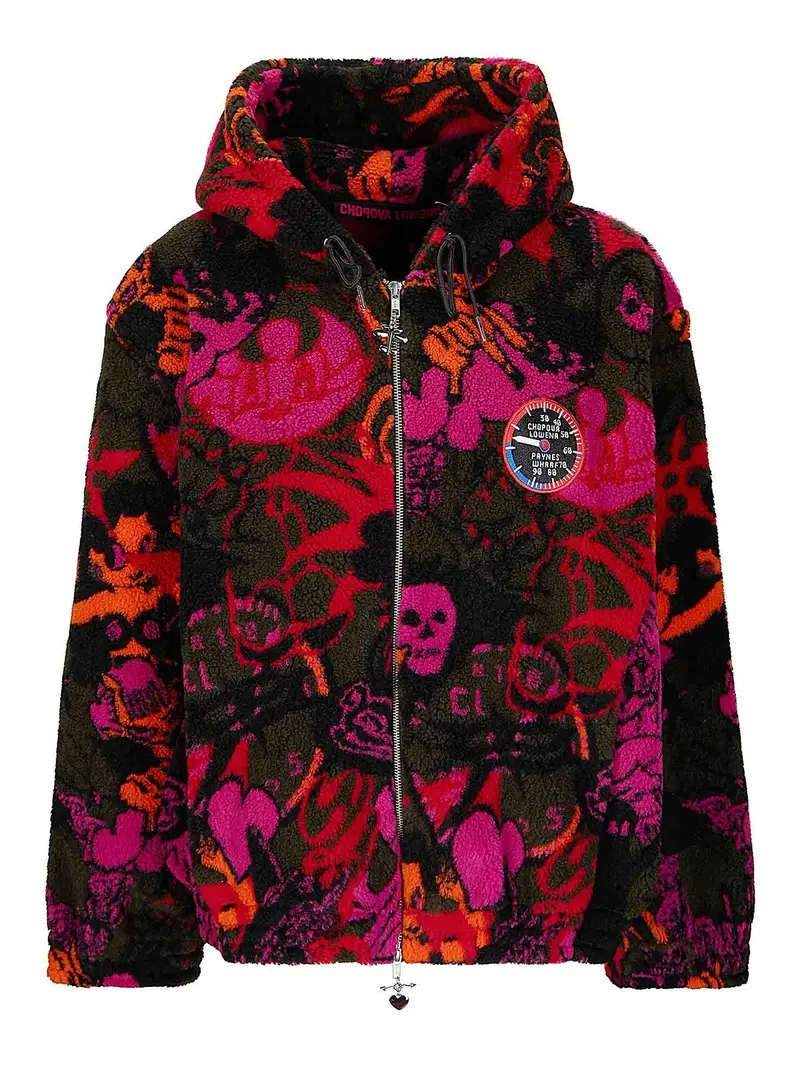 Pile oversize con cappuccio Engine Party Marrone