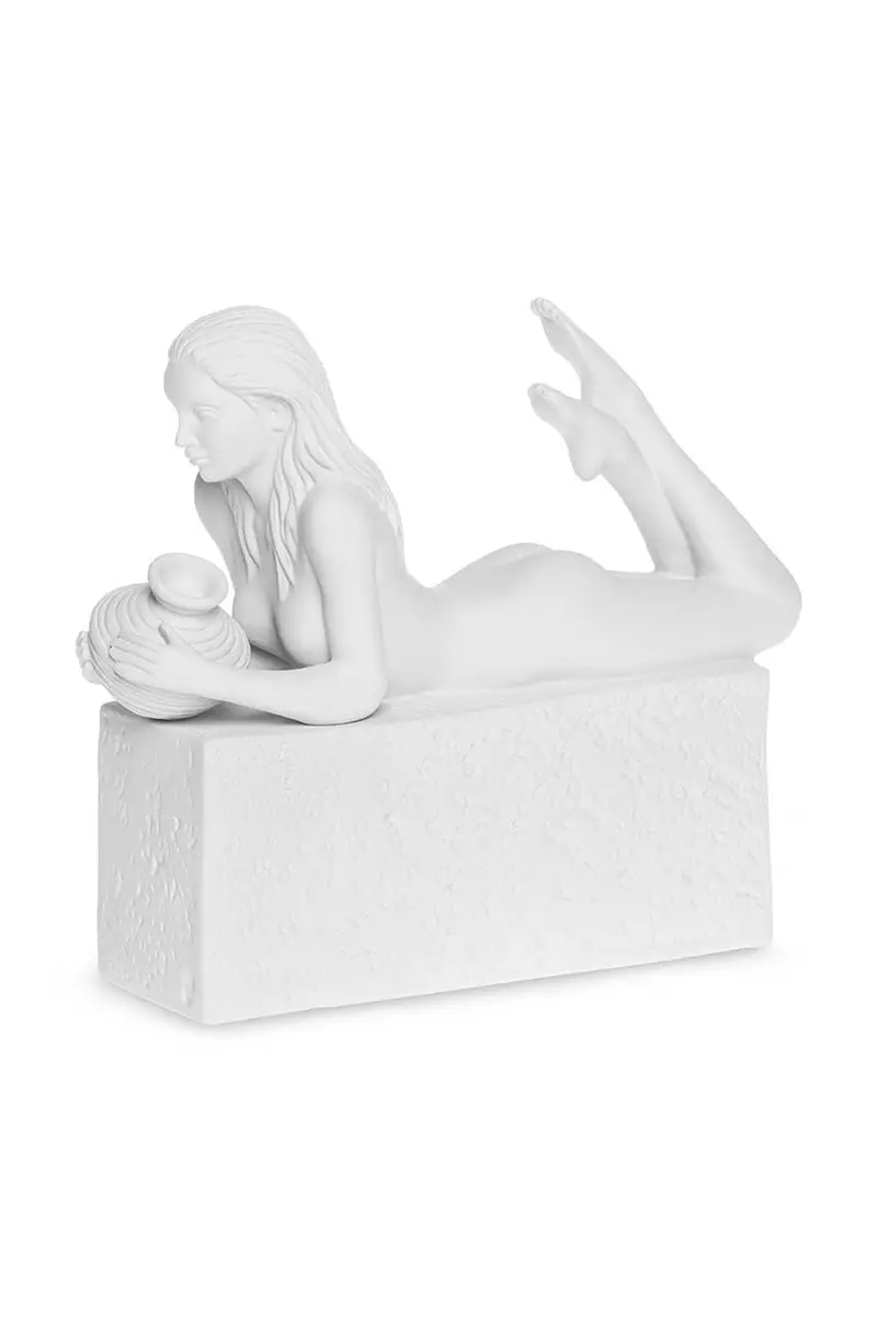 figurina decorativa 17 cm Wodnik Bianco