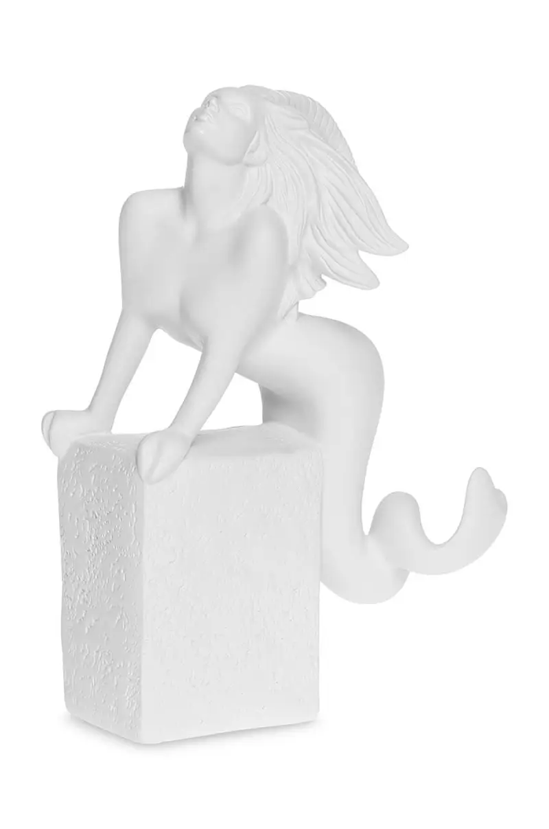 figurina decorativa 22 cm Kozioro?ec Bianco