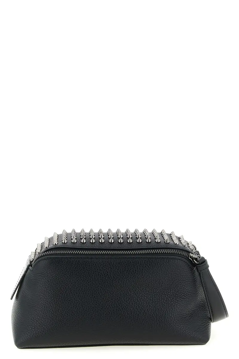 Christian Louboutin Beauty Funky Borsa Nero in Pelle di Vitello