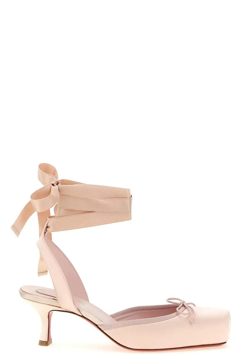 Decolleté 'Cassia Lace Up' Rosa