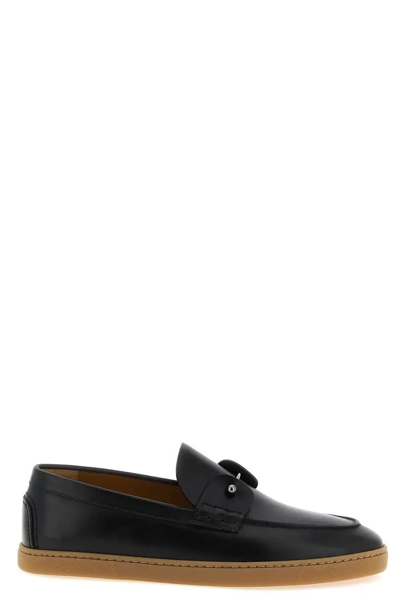 Christian Louboutin Mocassino Chambeliboat Nero in pelle