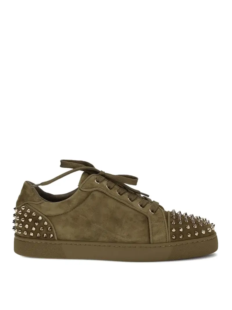 Sneakers Basse Con Rivetti Verde