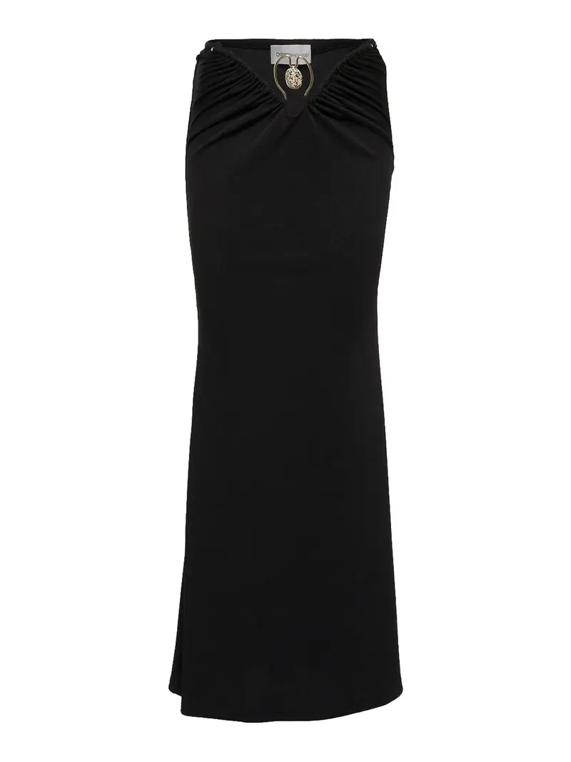 Gonna lunga al quarzo Nero