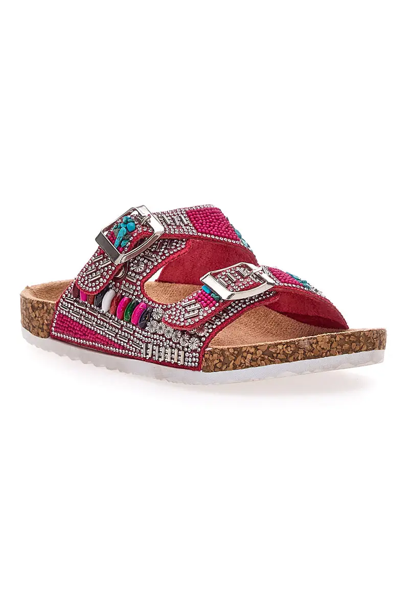 Ciabatta colorata a doppia fascia PITT KIDS 14404 miniatura 2