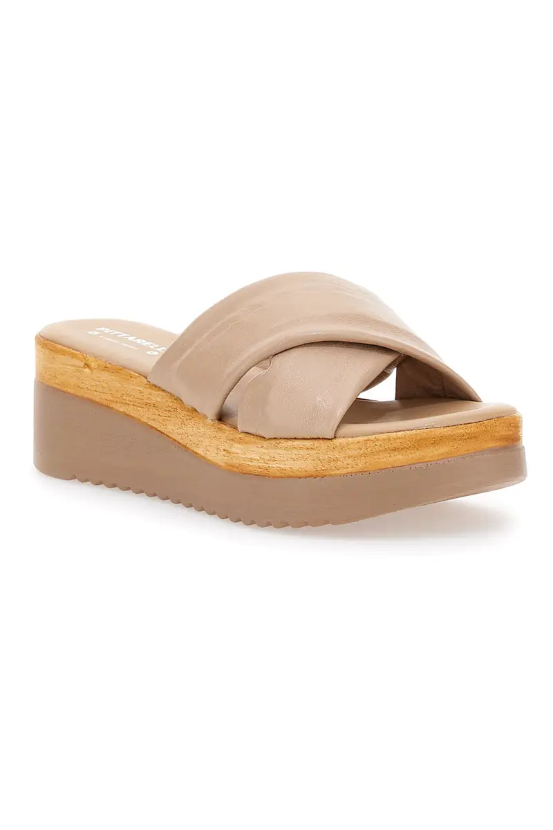 Ciabatte Beige Con Platform Pittarello Love 2974 miniatura 2