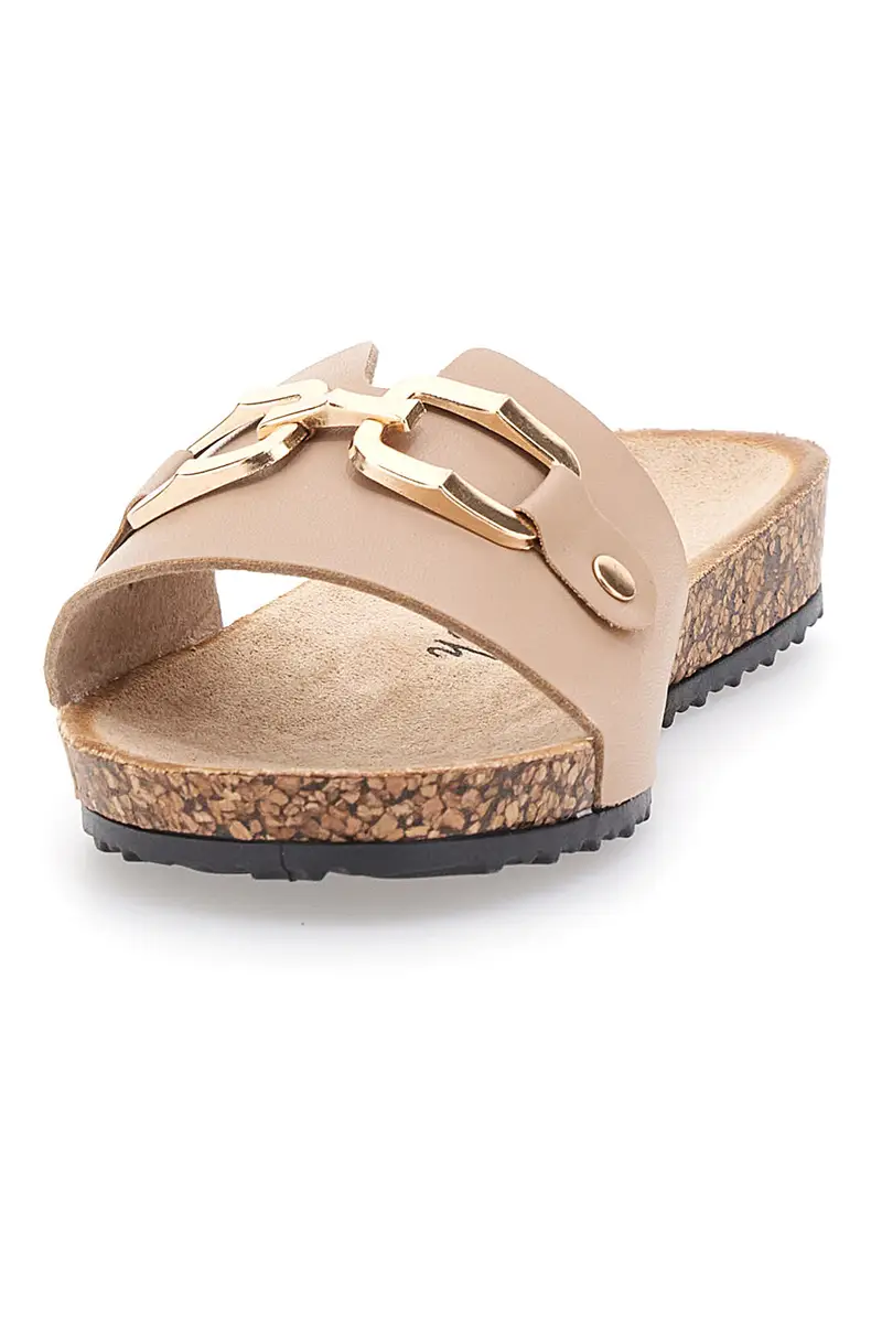 Ciabatte Beige Fibbia Decorativa FUN BEACH 181003 miniatura 3