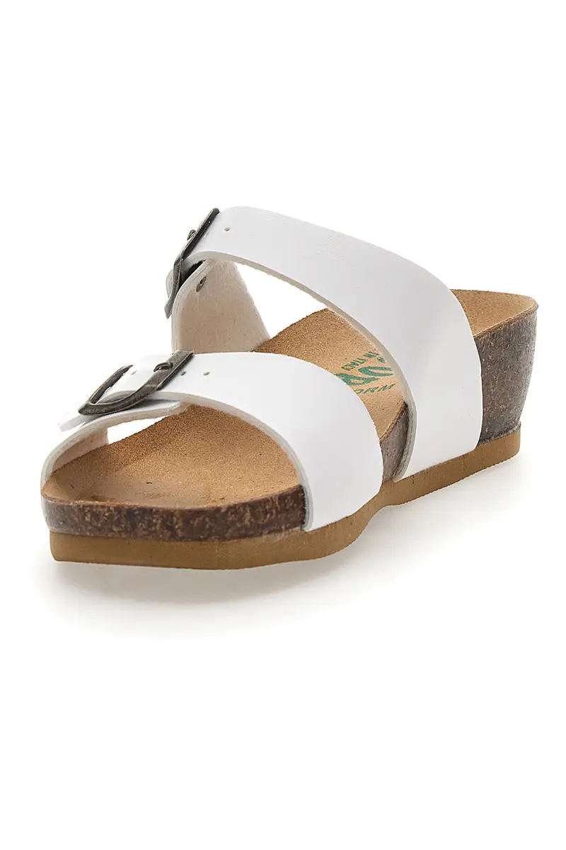 Ciabatte Bianche con Fibbia Bio Up 22713 miniatura 3