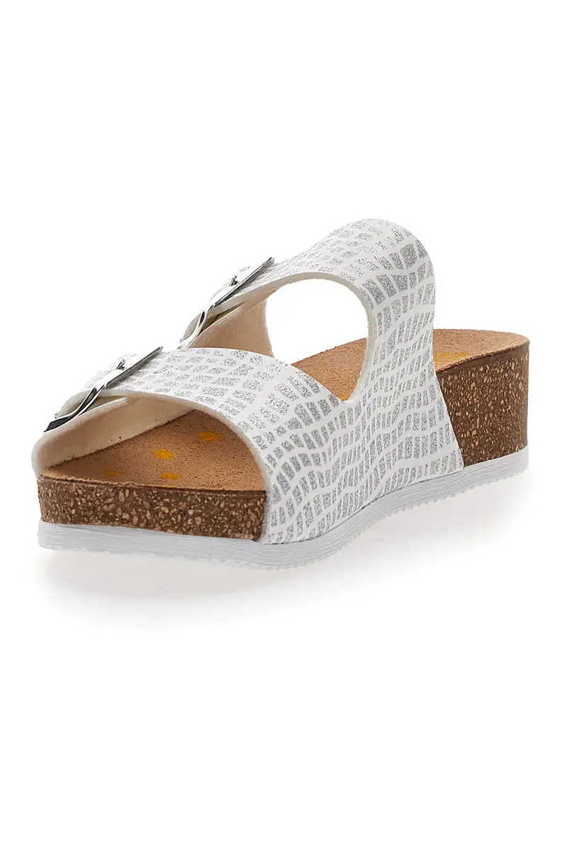 Ciabatte Bianche con Fibbie Pittarello Bio 29320630 miniatura 3