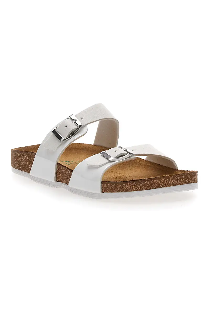 Ciabatte Bianche con Fibbie Pittarello Eco 335006 miniatura 2