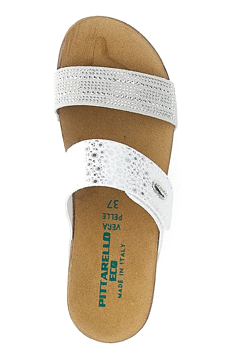 Ciabatte bianche con plantare comfort PITTARELLO ECO 293A480SR miniatura 3