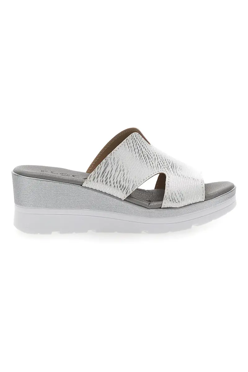 Ciabatte Bianche Con Platform Plocadi 11071242