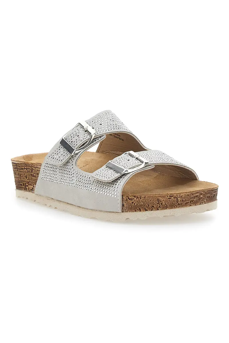 Ciabatte Bianche Con Strass Inblu 37 Nm miniatura 2