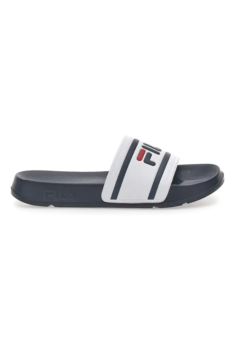 Ciabatte Bianche e Navy Fila Morro bay Slipper miniatura 2