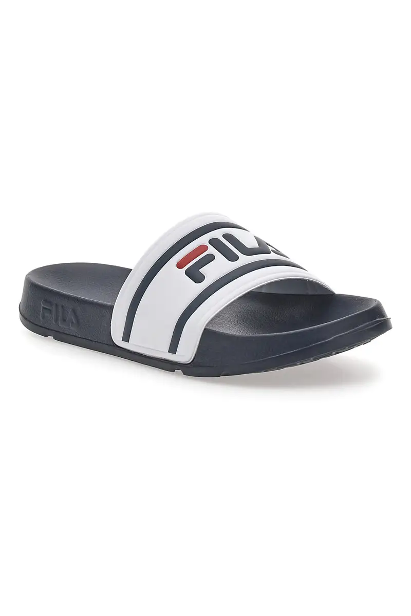Ciabatte Bianche e Navy Fila Morro bay Slipper miniatura 3