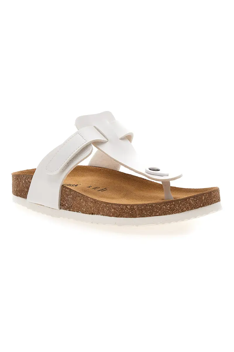 Ciabatte Bianche Infradito con sottopiede preformato Superga S31C370 miniatura 3