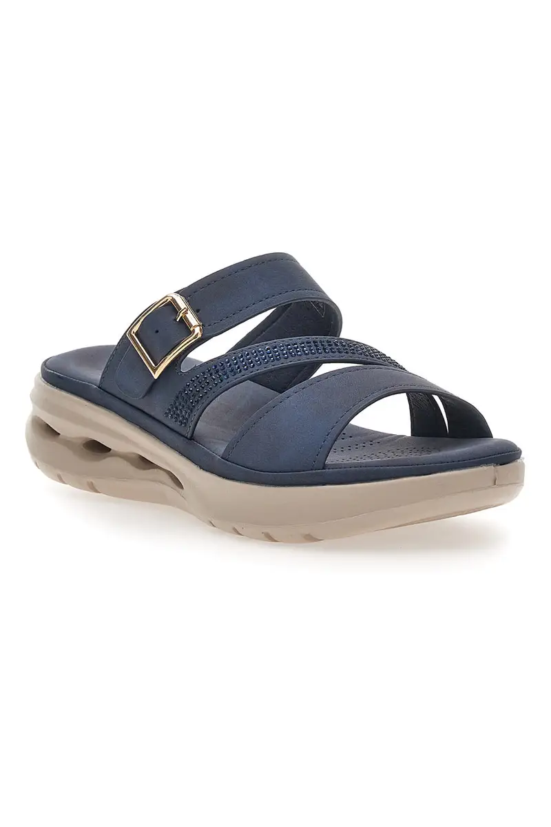 Ciabatte Blu Ammortizzate Con Fibbia Plocadi 180114 miniatura 2