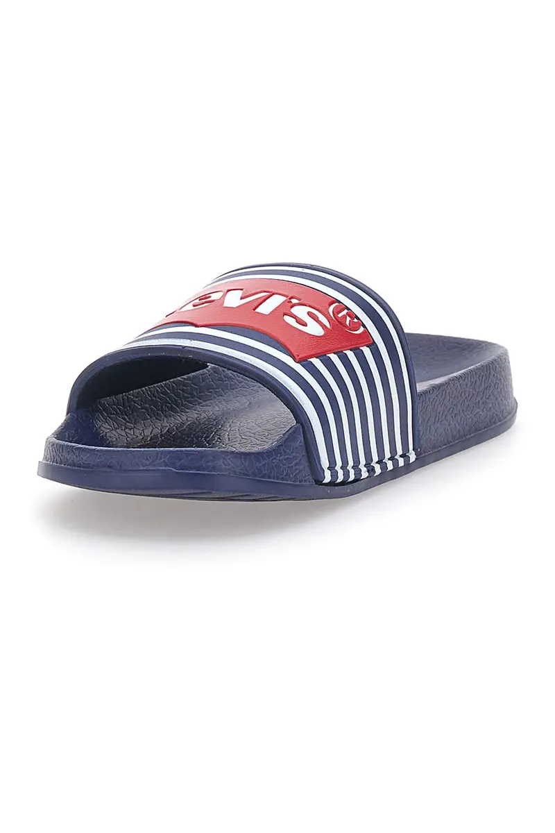 Ciabatte Blu Bandiera Americana Levi's VPOL0063S miniatura 3