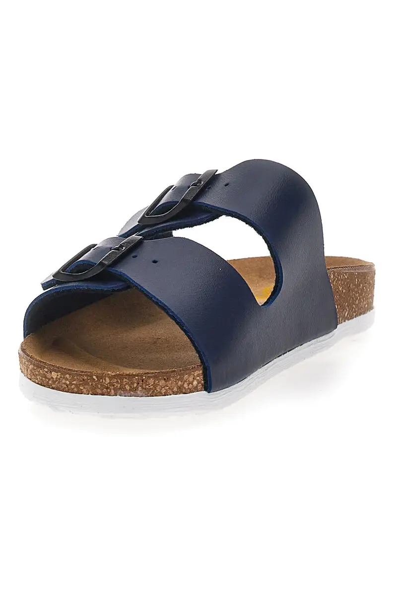 Ciabatte blu con doppia fibbia regolabile Pittarello Bio 257A206SR miniatura 3