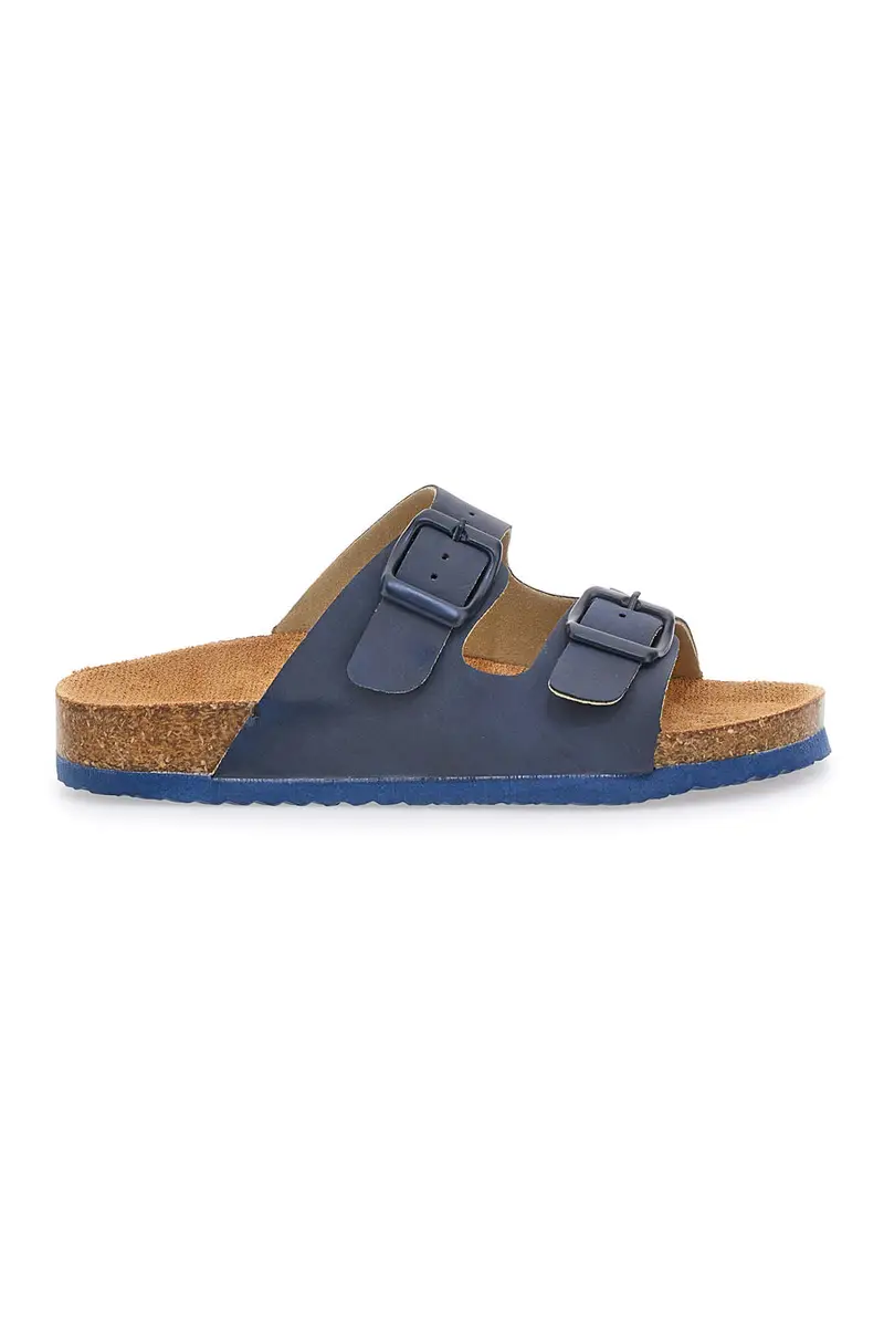 Ciabatte blu con fibbie regolabili Pitt Kids 41701