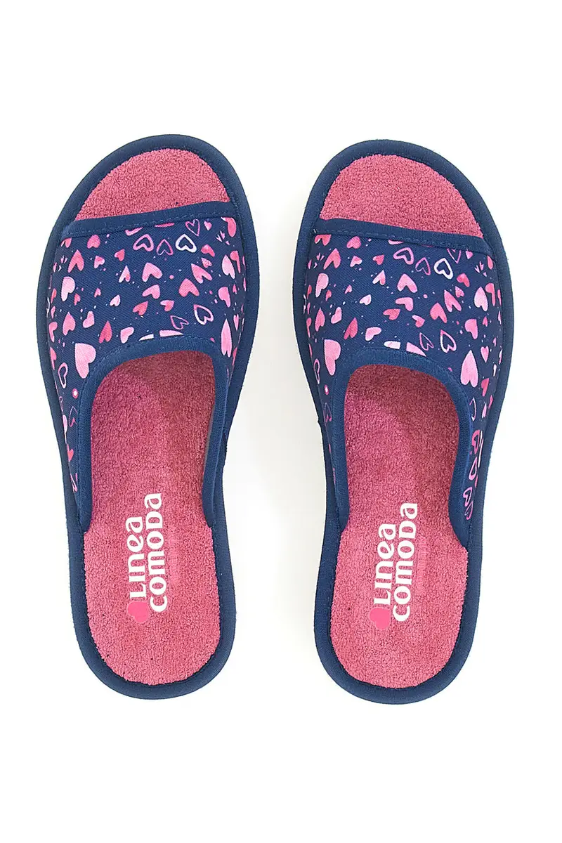 Ciabatte Blu e Rosa Made in Italy Linea Comoda 6974