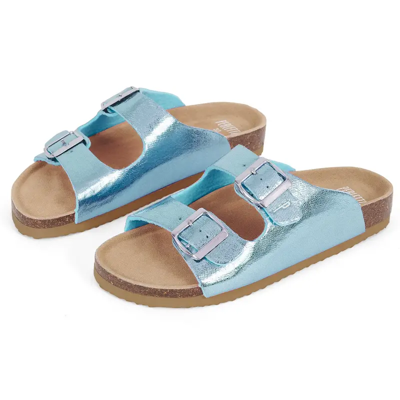 Ciabatte Comfort Metalliche