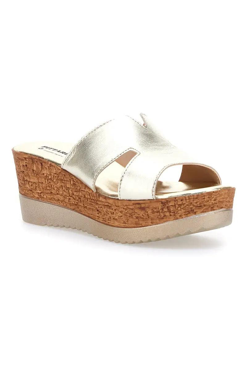 Ciabatte con Platform Oro Pittarello Love 3420 miniatura 2