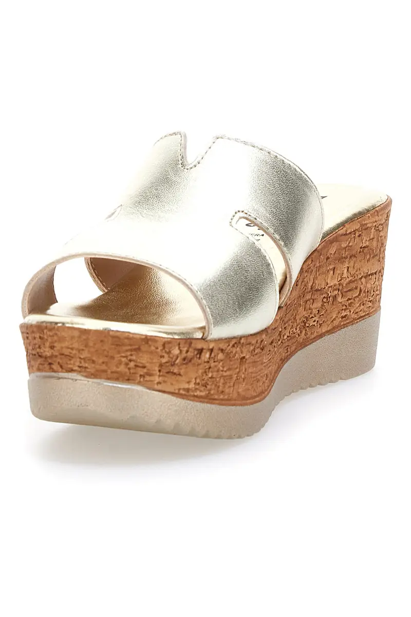 Ciabatte con Platform Oro Pittarello Love 3420 miniatura 3