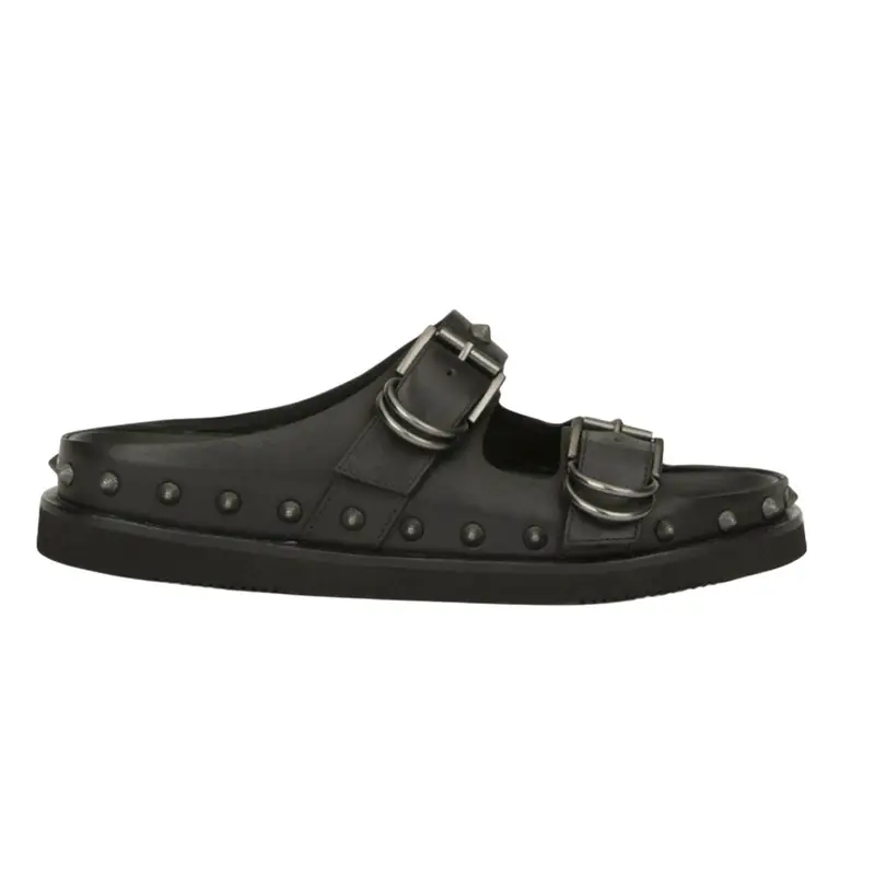 ciabatte donna ash - soft brasil black - nero