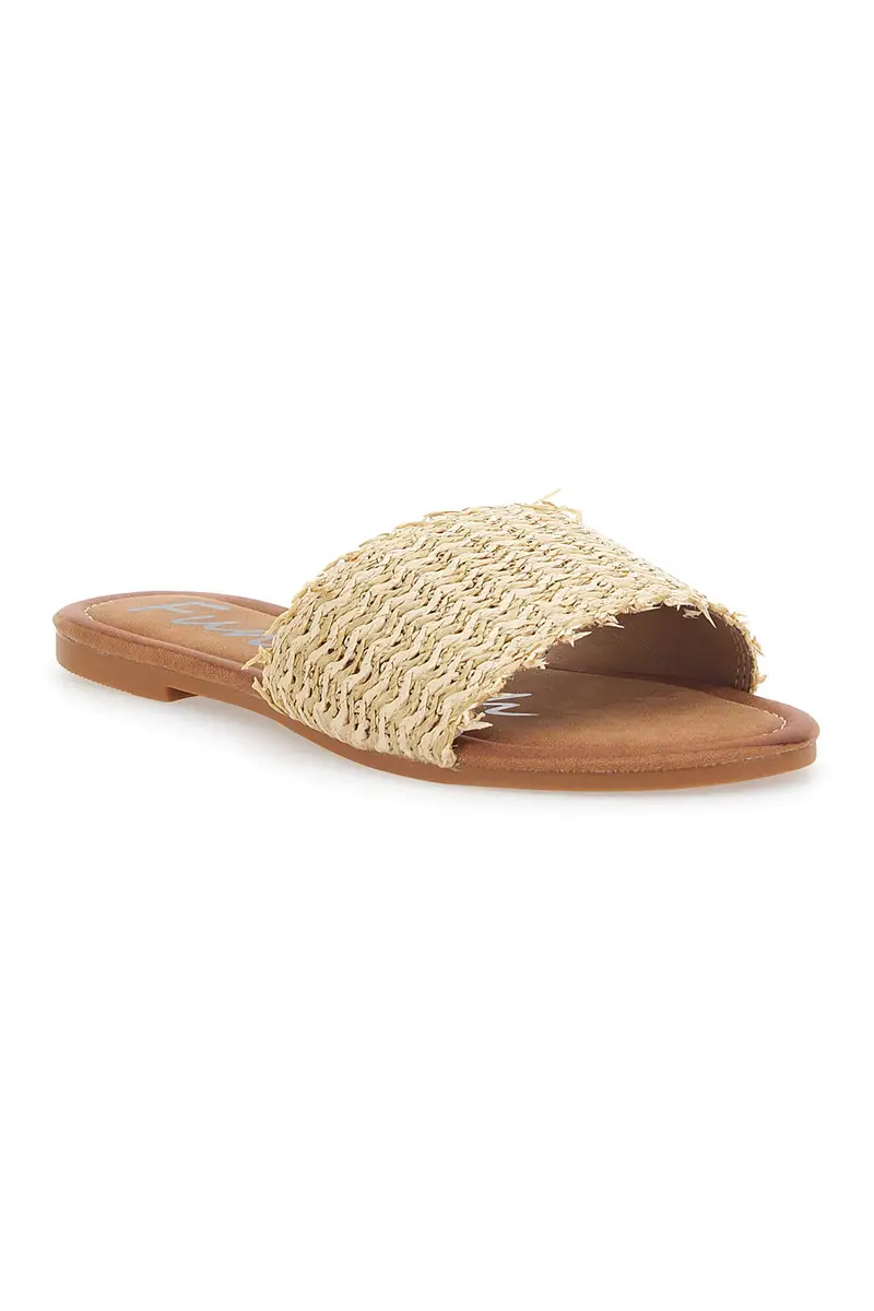 Ciabatte Flat Beige Fun Beach 470 miniatura 2