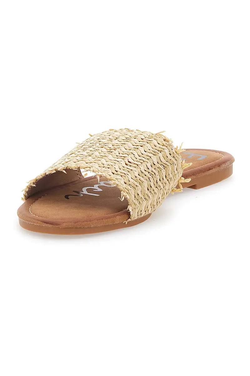 Ciabatte Flat Beige Fun Beach 470 miniatura 3