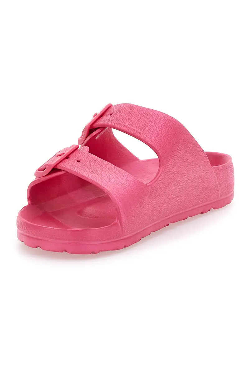 Ciabatte Fucsia Con Doppia Fibbia 2T2L 726 miniatura 3