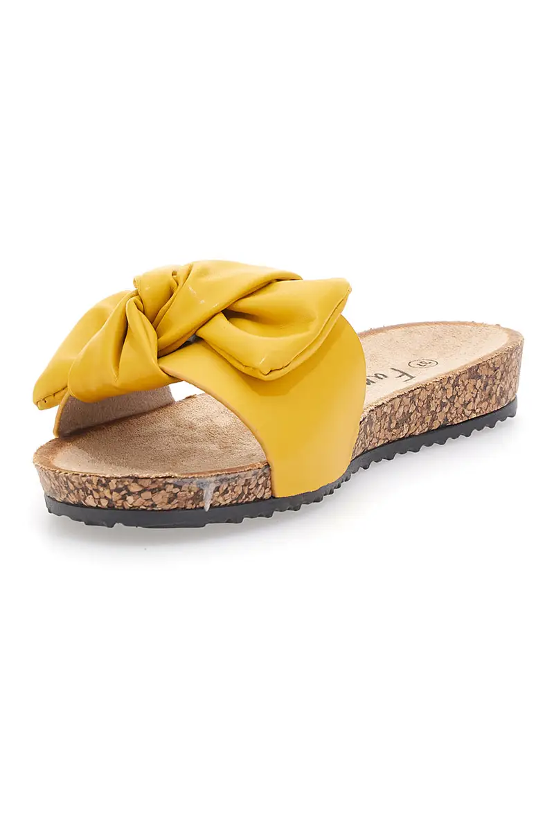 Ciabatte Gialle Nodo Plantare Anatomico Fun Beach 14191 miniatura 3