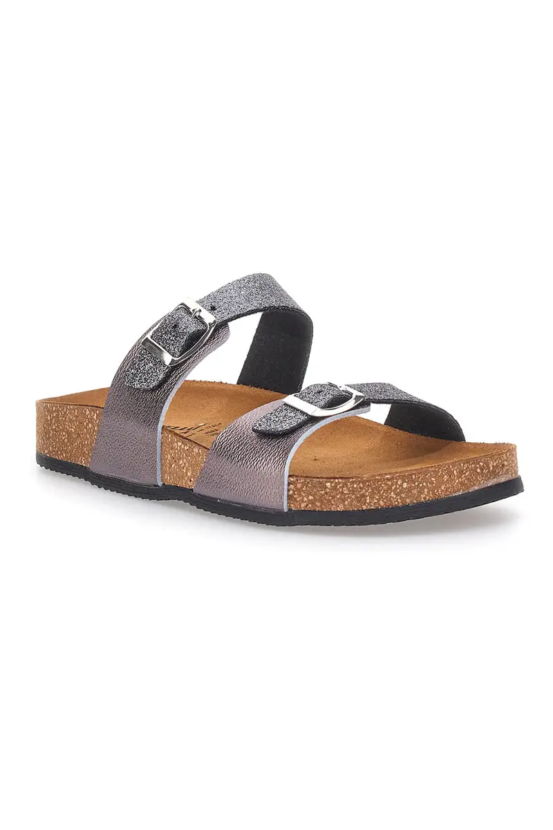 Ciabatte Grigie con Doppia Fibbia PITTARELLO TIERRA 335A006SR miniatura 2