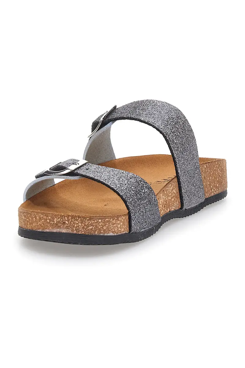 Ciabatte Grigie con Doppia Fibbia PITTARELLO TIERRA 335A006SR miniatura 3