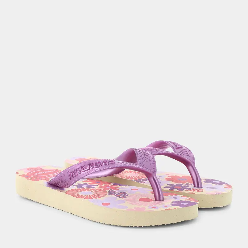 Ciabatte Havaianas da Bambina, beige miniatura 2