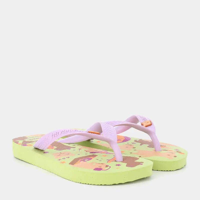 Ciabatte Havaianas da Bambina, verde miniatura 2