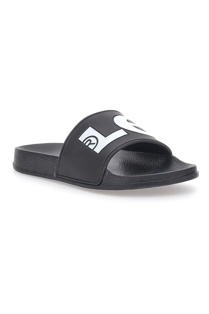 Ciabatte in Gomma Nere Levi's VPOL0210S miniatura 2