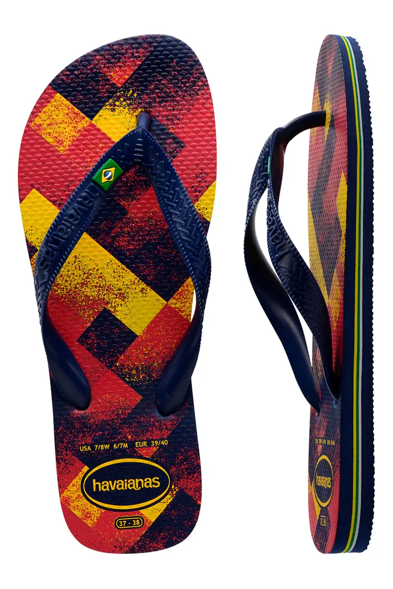 Ciabatte Infradito Havaianas Brasil Fresh Blu miniatura 2