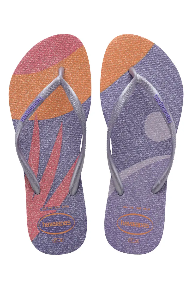 Ciabatte Infradito Lilla Havaianas Slim Palette Glow