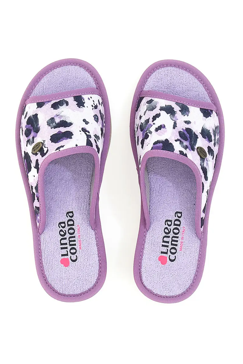 Ciabatte Lilla Made in Italy Linea Comoda 7551