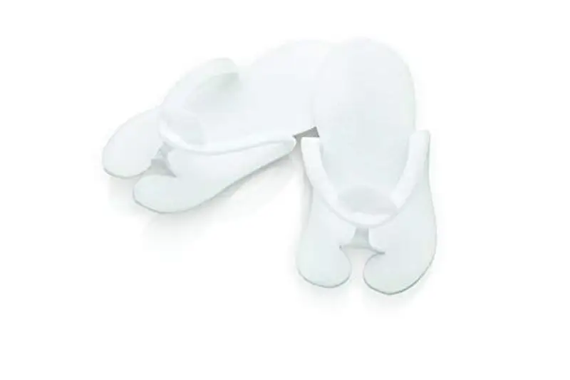 CIABATTE MONOUSO INFRADITO 50 Pz PER ESTETISTA CIABATTINE POLIESTERE PROFESSIONALE PER ESTETISTE