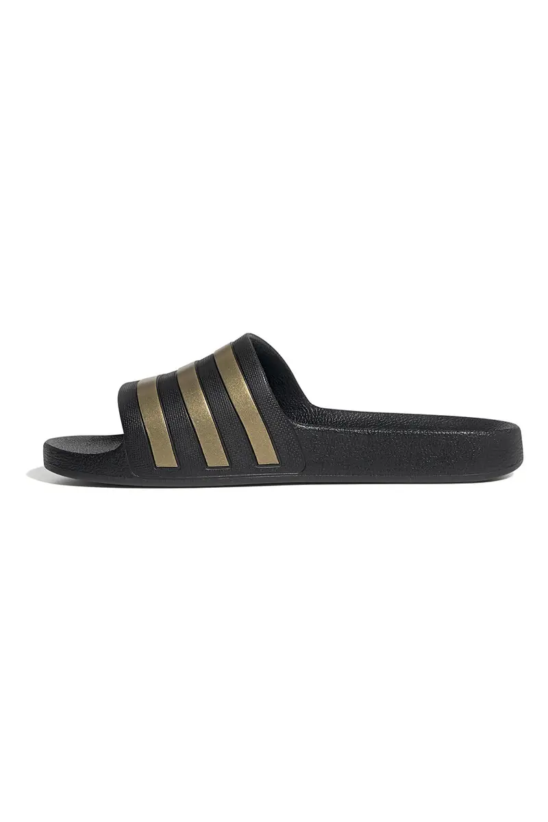 Ciabatte Nere Con Dettagli Oro Adidas Adilette Aqua miniatura 3