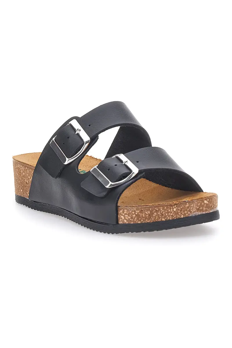 Ciabatte Nere Con Doppia Fascia Pittarello Eco 293A350S miniatura 2