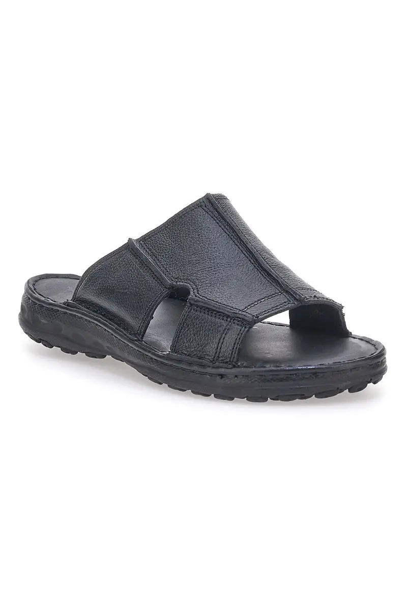 Ciabatte nere con fasce incrociate e suola comfort Claremorris 2014ZER miniatura 2