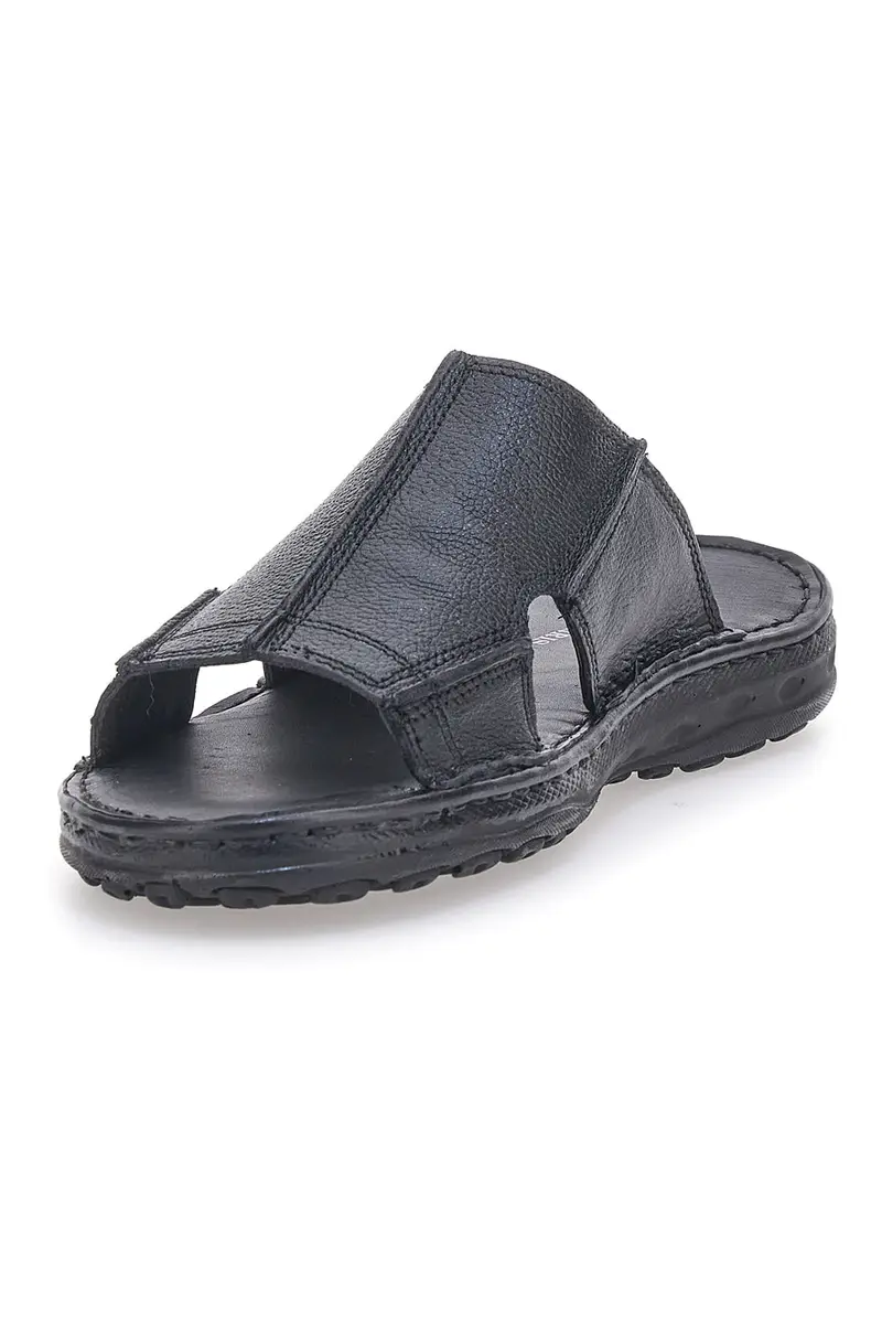 Ciabatte nere con fasce incrociate e suola comfort Claremorris 2014ZER miniatura 3