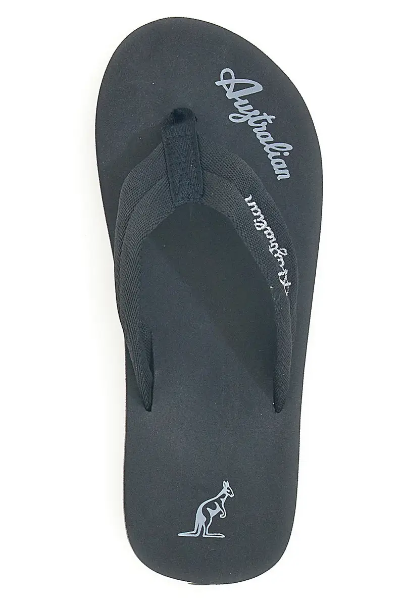 Ciabatte nere con fascetta in tessuto Australian AU24W409 miniatura 3